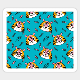 Tiger king pattern Sticker